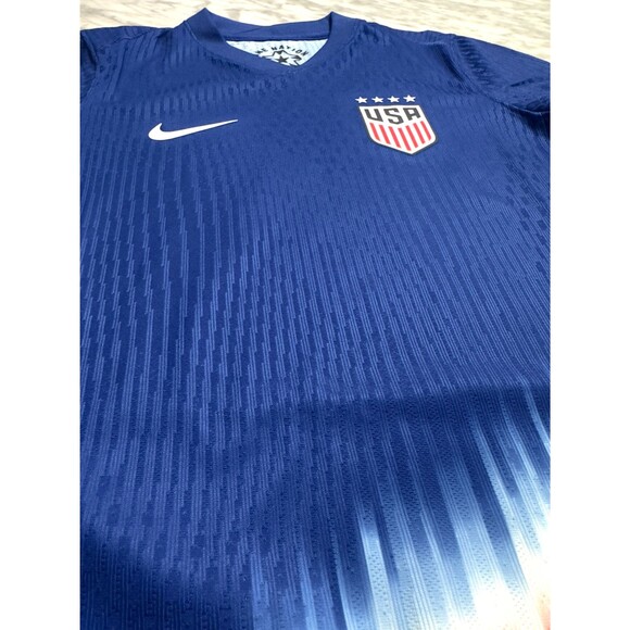 Nike 2024 USWNT 4Star USA Adv vaporKnit Away Soccer Jersey FJ1526 418 Kids Large - Picture 12 of 14
